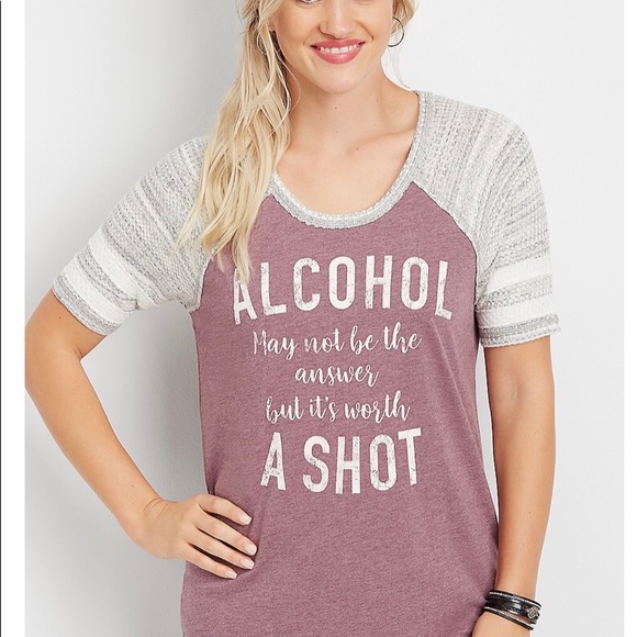 NWOT Maurices size XL or 2X graphic thermal sleeve - Picture 3 of 8